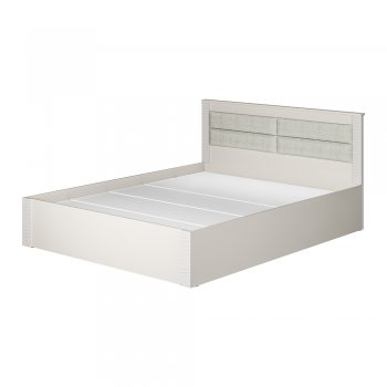 Кровать двуспальная Монако КР-16 кашемир (БТС) в Артёмовском - artyomovskij.mebel-e96.ru