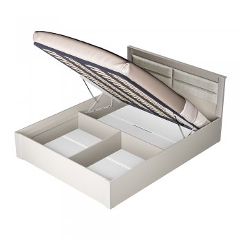 Кровать с подъемным механизмом Монако КР-16 Кашемир (БТС) в Артёмовском - artyomovskij.mebel-e96.ru | фото