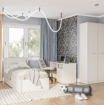 Спальный гарнитур Монако Кашемир (модульный) (БТС) в Артёмовском - artyomovskij.mebel-e96.ru