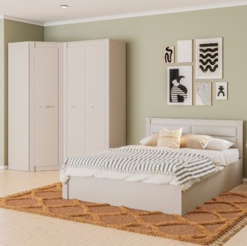 Спальный гарнитур Монако Кашемир (модульный) (БТС) в Артёмовском - artyomovskij.mebel-e96.ru