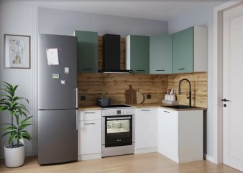 Кухонный гарнитур угловой Муссон 2000*1200 мм (Sanvut) в Артёмовском - artyomovskij.mebel-e96.ru