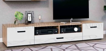 Тумба ТВ Нэнси NEW (2дв.+1ящ.) в Артёмовском - artyomovskij.mebel-e96.ru