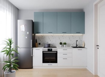 Кухонный гарнитур Ниагара 2200 мм МДФ/ЛДСП (Санвут) в Артёмовском - artyomovskij.mebel-e96.ru