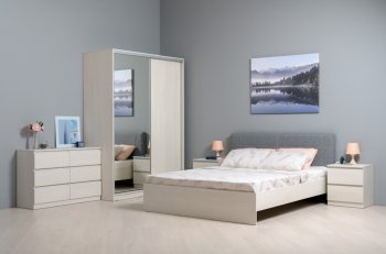 Кровать двуспальная Ника 11.37 в Артёмовском - artyomovskij.mebel-e96.ru