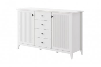 Спальный гарнитур Никеа модульный белый (БМ) в Артёмовском - artyomovskij.mebel-e96.ru