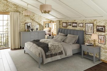 Комод 5 ящиков Никеа антрацит (БМ) в Артёмовском - artyomovskij.mebel-e96.ru