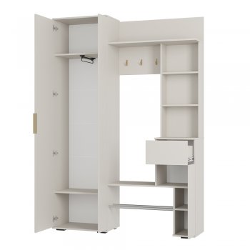 Прихожая Ницца ПР-04 Кашемир (БТС) в Артёмовском - artyomovskij.mebel-e96.ru