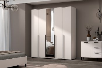 Шкаф 2000 мм Норден с зеркалом (Зарон) в Артёмовском - artyomovskij.mebel-e96.ru