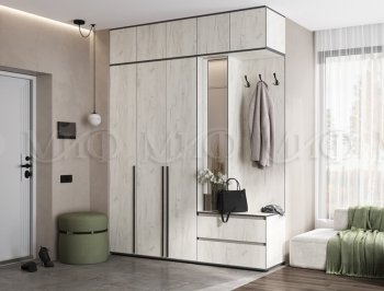 Прихожая Норд модульная крафт белый (Миф) в Артёмовском - artyomovskij.mebel-e96.ru