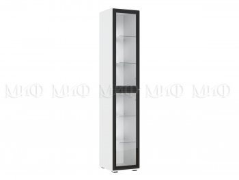 Пенал-стекло 400 мм Норд с подсветкой (Миф) в Артёмовском - artyomovskij.mebel-e96.ru