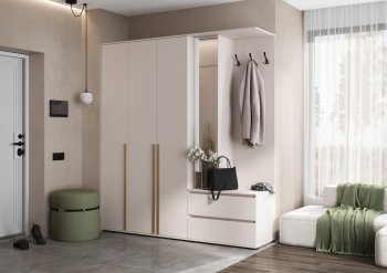 Прихожая Норд+Шкаф 1200, кашемир (Миф) в Артёмовском - artyomovskij.mebel-e96.ru