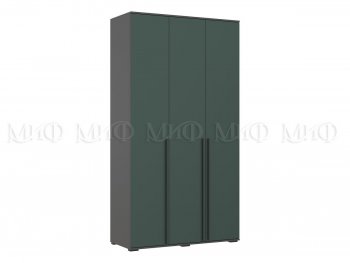 Шкаф 1200 мм 3-х ств. Норд графит/изумруд (Миф) в Артёмовском - artyomovskij.mebel-e96.ru