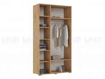 Шкаф 1200 мм 3-х ств. Норд дуб крафт/изумруд (Миф) в Артёмовском - artyomovskij.mebel-e96.ru