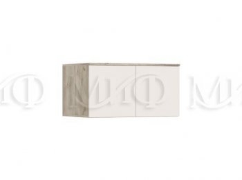 Шкаф 800 мм 2-х ств. Норд с антресолью крафт серый/кашемир (Миф) в Артёмовском - artyomovskij.mebel-e96.ru