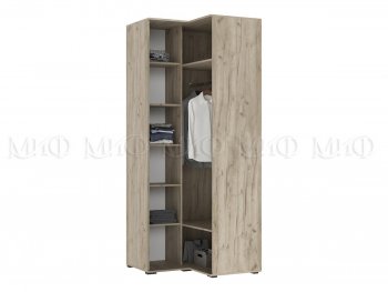 Шкаф угловой Норд крафт серый/кашемир (Миф) в Артёмовском - artyomovskij.mebel-e96.ru