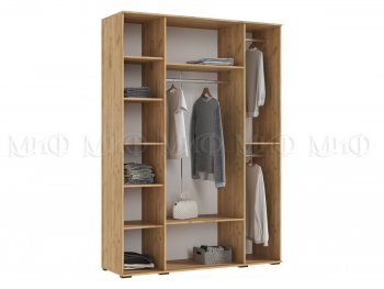 Шкаф 1600 мм 4-х створчатый Норд крафт/изумруд (Миф) в Артёмовском - artyomovskij.mebel-e96.ru