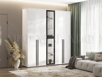 Шкаф Норд+ пенал со стеклом (Миф) в Артёмовском - artyomovskij.mebel-e96.ru