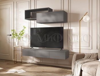 Стенка Норд-2 графит (Миф) в Артёмовском - artyomovskij.mebel-e96.ru