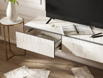 Стенка Норд-2 дуб крафт белый (Миф) в Артёмовском - artyomovskij.mebel-e96.ru