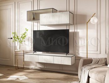 Стенка Норд-2 дуб крафт белый (Миф) в Артёмовском - artyomovskij.mebel-e96.ru