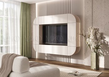 Стенка Норд (Зона ТВ), кашемир (Миф) в Артёмовском - artyomovskij.mebel-e96.ru