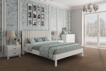 Спальный гарнитур Никеа модульный белый (БМ) в Артёмовском - artyomovskij.mebel-e96.ru