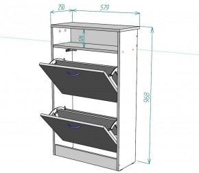 Обувница W5 (Белый) в Артёмовском - artyomovskij.mebel-e96.ru