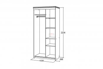 Шкаф-купе 1000 мм Ольга-13 в Артёмовском - artyomovskij.mebel-e96.ru