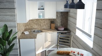 Кухонный гарнитур Ольга оптима 4 1400х2000 мм (Герда) в Артёмовском - artyomovskij.mebel-e96.ru