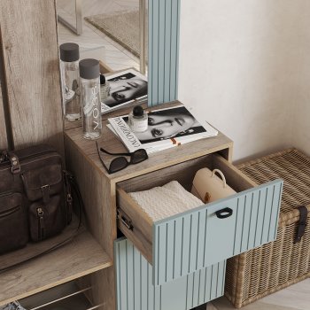 Прихожая Олива ПР-04 шарли бриз (БТС) в Артёмовском - artyomovskij.mebel-e96.ru