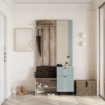 Прихожая Олива ПР-04 шарли бриз (БТС) в Артёмовском - artyomovskij.mebel-e96.ru