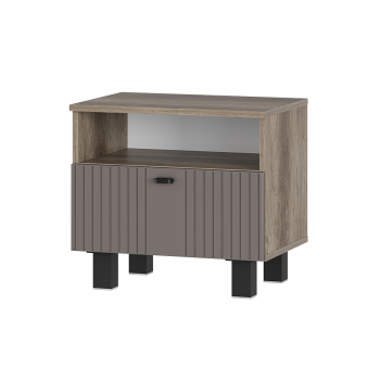 Тумба прикроватная Олива ТБ-14 муссон софт (БТС) в Артёмовском - artyomovskij.mebel-e96.ru