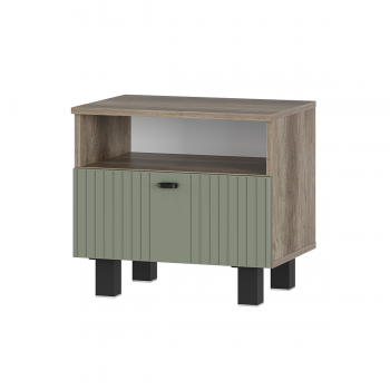 Тумба прикроватная Олива ТБ-14 эвкалипт софт (БТС) в Артёмовском - artyomovskij.mebel-e96.ru