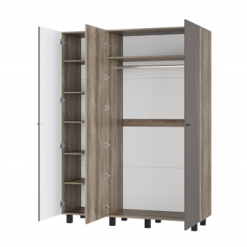 Шкаф 1500 мм 3-х створчатый Олива ШК-08 шарли муссон (БТС) в Артёмовском - artyomovskij.mebel-e96.ru