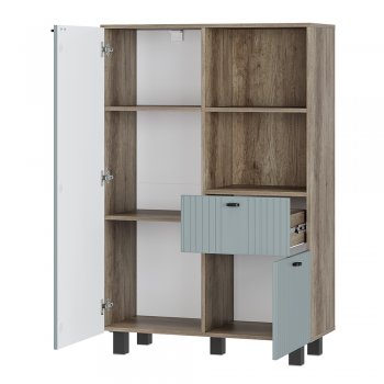 Шкаф 900 мм Олива ШК-16 шарли бриз (БТС) в Артёмовском - artyomovskij.mebel-e96.ru