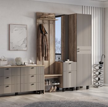 Прихожая Олива муссон софт, модульная (БТС) в Артёмовском - artyomovskij.mebel-e96.ru