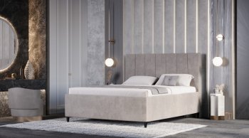 Кровать с ПМ Оливия/Соната Бежевый (Лин) в Артёмовском - artyomovskij.mebel-e96.ru