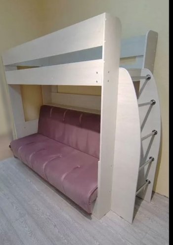 Кровать-диван 2-х ярусная Омега 17 (возможна зеркальная сборка) в Артёмовском - artyomovskij.mebel-e96.ru | фото