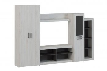 Стенка OSKAR4 сосна белая (Генезис) в Артёмовском - artyomovskij.mebel-e96.ru