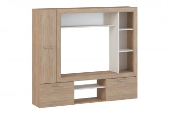 Стенка OSKAR3 дуб сонома (Генезис) в Артёмовском - artyomovskij.mebel-e96.ru