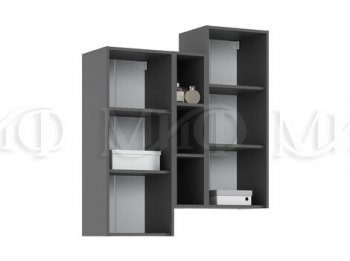 Стенка Оскар графит (Миф) в Артёмовском - artyomovskij.mebel-e96.ru