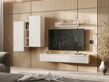 Стенка Оскар комп.2 кашемир (Миф) в Артёмовском - artyomovskij.mebel-e96.ru