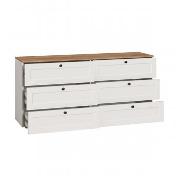 Комод Остин 16.240 белый (Моби) в Артёмовском - artyomovskij.mebel-e96.ru