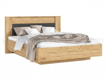 Кровать парящая Остин крафт/графит (Миф) в Артёмовском - artyomovskij.mebel-e96.ru