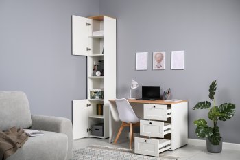 Набор детской мебели Остин белый, модульный (Моби) в Артёмовском - artyomovskij.mebel-e96.ru