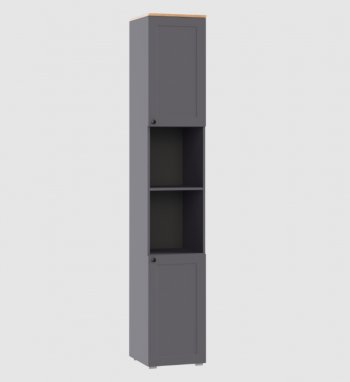 Стеллаж 16.427 Остин графит(Моби) в Артёмовском - artyomovskij.mebel-e96.ru