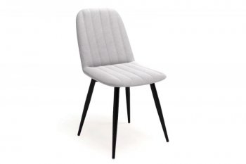 Стул Остин полоса, велюр Ultra Dove (светло-серый), (4шт) (Вудман) в Артёмовском - artyomovskij.mebel-e96.ru