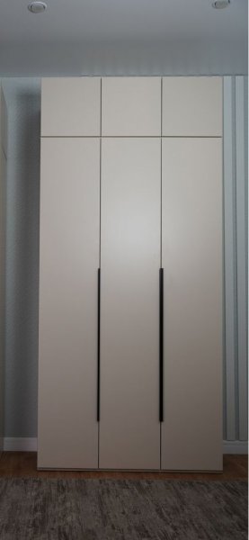 Шкаф 1200 мм Пальма с антресолью, Сатин (ДСВ) в Артёмовском - artyomovskij.mebel-e96.ru