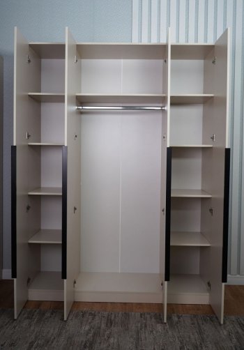 Шкаф 1600 мм Пальма, Сатин (ДСВ) в Артёмовском - artyomovskij.mebel-e96.ru