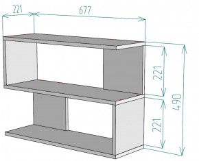 Полка S29 (Белый) в Артёмовском - artyomovskij.mebel-e96.ru